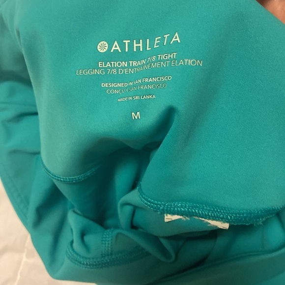 Athleta Elation 7/8 leggings size M - Picture 3 of 3